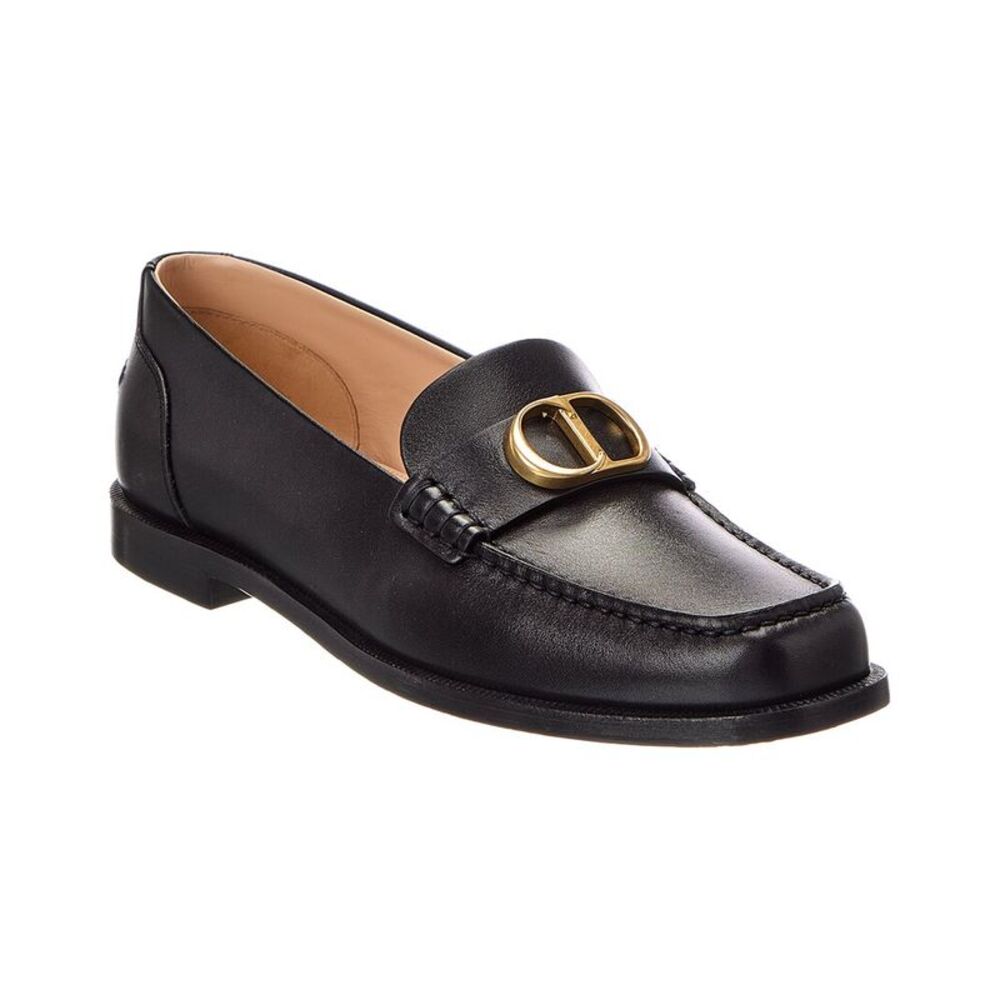 Dior Palais Leather Loafer, Black
